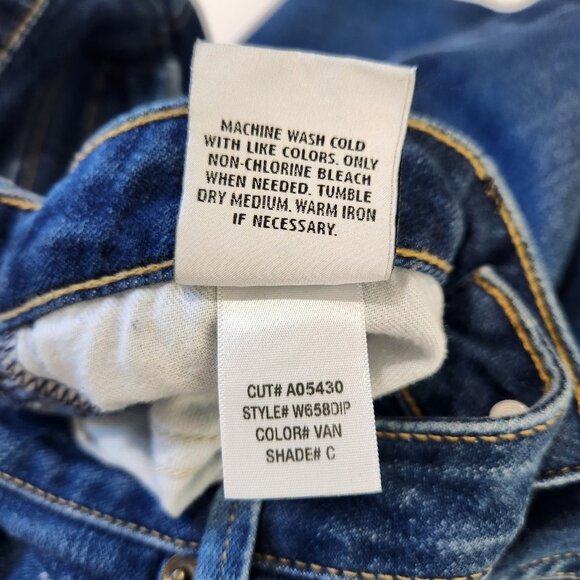 Hudson Jeans Bacara Cuffed Womens 28 Van Wash Low Rise Flap Pockets USA Made - Picture 8 of 10